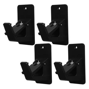 Imagem de ABOOFAN 4 Peças Suportes para Haste de Cortina Sem Furação Ganchos Autoadesivos para Haste de Cortina para Banheiro Cozinha Casa Quarto