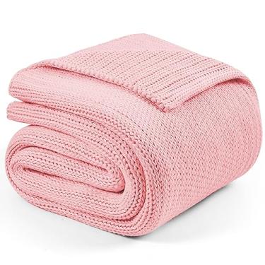 Imagem de L'AGRATY Cobertor pesado de malha – 122 cm x 182 cm 9 kg cobertor pesado de malha grossa para adultos trançado de crochê fio grosso decorativo sem contas uniformemente ponderado lavável na máquina