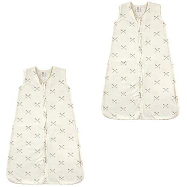 Imagem de Touched by Nature Saco de dormir de algodão orgânico sem mangas, saco de dormir, cobertor, flechas pacote com 2, 12 a 18 meses