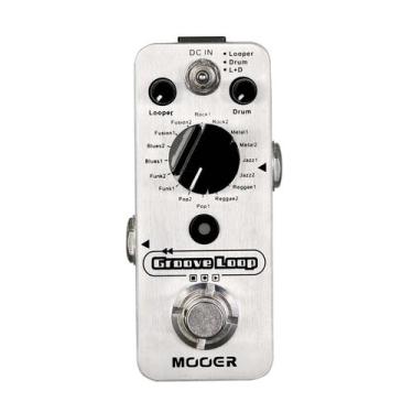 Imagem de Máquina de tambor MOOER Groove Loop com localizador de 20 minutos e 16
