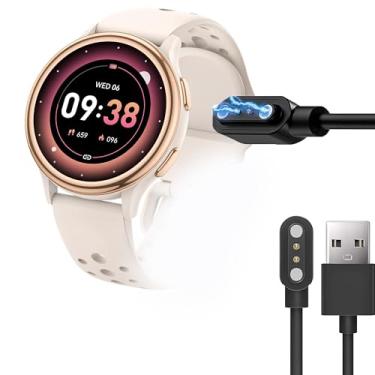 Imagem de Compatível com carregador de relógios inteligentes Sanorum, carregador de substituição USB magnético compatível com HaSaKei G53 compatível com Sanorum G53, G56
