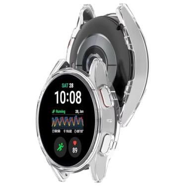 Imagem de Capa Protetora Case Sem Pelicula Embutida Marca 123smart Compativel Com Galaxy Watch 7 40mm Sm-l300 L305 (Transparente, 40mm)