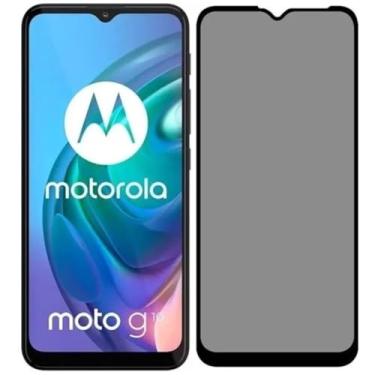 Imagem de [GL CASES] Pelicula Privacidade Moto G10 Anti Risco Película Motorola Moto G10 Privativa De Vidro Temperado 3D Proteção 9H Anti Espião Cobertura Total Da Tela + Kit Limpeza Para Aplicação