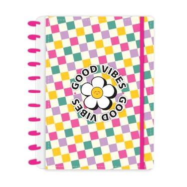 Imagem de Caderno de Discos Capa Dura A4 Colorido Vibes com 80 folhas abyara graf (tipo caderno inteligente)