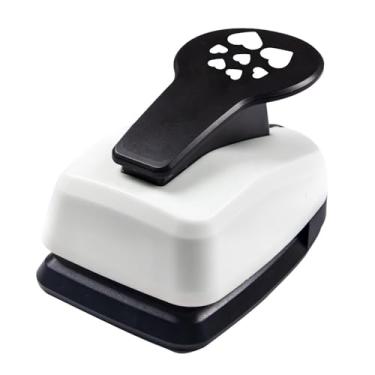 Imagem de KiBcsLic Perfurador de papel para artesanato, furador de papel em formato de furador manual portátil para cartões, acessórios para artesanato feito à mão, Multi Coração