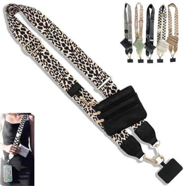 Imagem de Alça de telefone com bolsa com zíper e alça tiracolo - Marca Própria