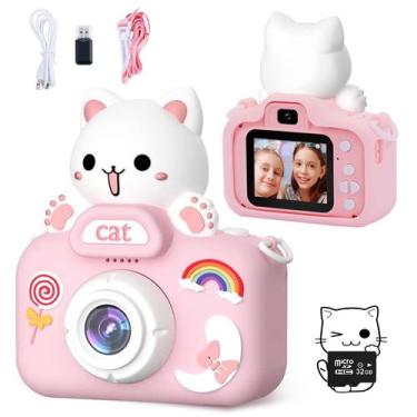 Imagem de Câmera digital infantil LACHLAND 48MP 1080P com cartão SD de 32GB 12+