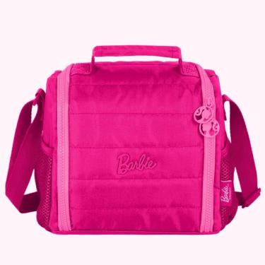 Imagem de Lancheira Térmica Escolar Reforçada Estampa Barbie Premium