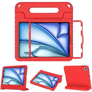 Imagem de BMOUO Capa infantil 2022 para iPad Air 5ª geração (10,9 polegadas), capa infantil 2020 para iPad Air 4ª geração, iPad Air 5/4, capa com suporte conversível à prova de choque para iPad Air 5ª/4ª