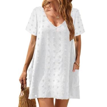 Imagem de Vestido de praia com capa de maiô Blooming Jelly Swiss Polka Dot