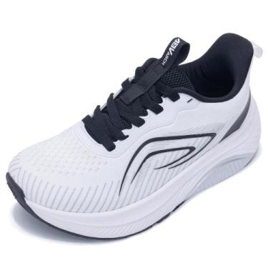Imagem de Sapatos de caminhada QAUPPE Wide Toe Box Arch Support femininos branco
