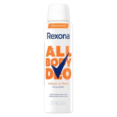 Imagem de Rexona All Body, Desodorante Corporal Aerossol, Para o Corpo Todo, Fresh Citrus 150ml