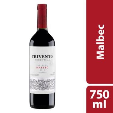 Imagem de Vinho Tinto Argentino Reserva Malbec 2021 Trivento 750ml - Concha Y To