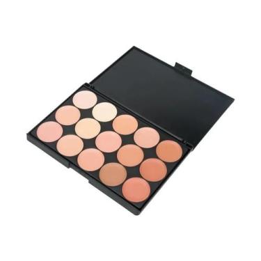 Imagem de Corretivo facial profissional, camuflagem creme, contorno paleta, 15 c