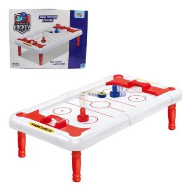 Imagem de Mini jogo mesa de hockey air completo portátil brinquedo inf - Útil Fe