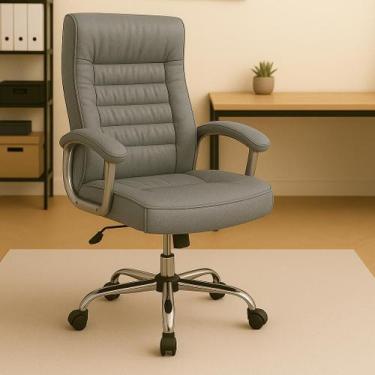 Imagem de Cadeira Poltrona De Escritório Presidente Ergonômica Com 42 Molas Ensa