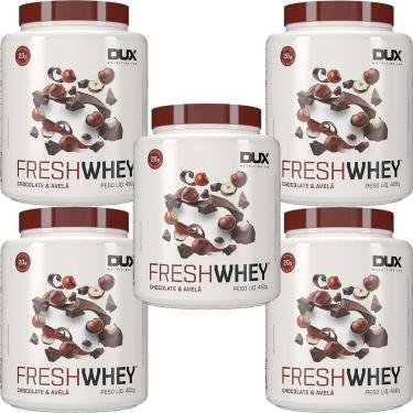Imagem de Kit 5X Fresh Whey - 450g Chocolate e Avelã - Dux Nutrition-Masculino