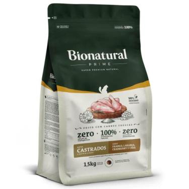 Imagem de Ração Bionatural Prime Para Gatos Castrados Frango 1,5 kg - MANFRIM