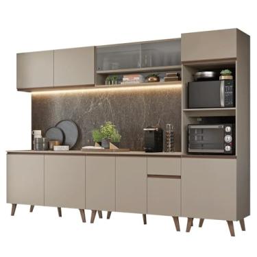 Imagem de Armário de Cozinha Completa 300 cm Crema Nice Madesa 02