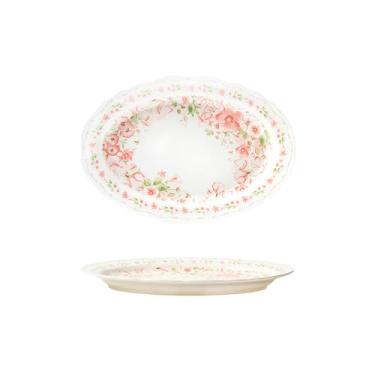 Imagem de Pratos de cerâmica rosa sob o vidrado requintados talheres personalizados para uso doméstico - prato de peixe de 30 cm