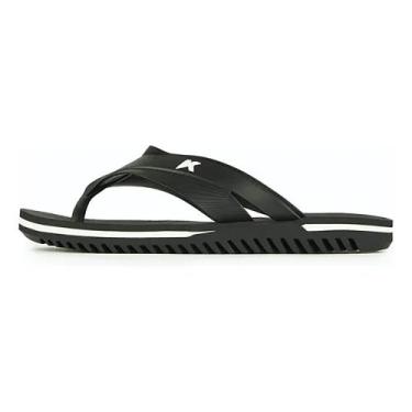 Imagem de Chinelo Dedo Kenner NK6 Flux Preto e Branco Masculino, Preto e branco,