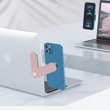 Imagem de Suporte universal para laptop e monitor de telefone fino, portátil, dobrável, suporte de expansão multifuncional (ouro)