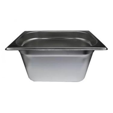Imagem de Cuba Gastronomica Inox GN 1/4 x 150mm (265x162mm) - Brasinox