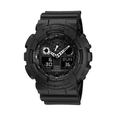 Imagem de Relógio G-Shock Anadigi Preto Masculino GA-100-1A1, Preto