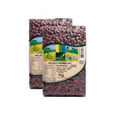 Imagem de Kit 2X: Feijão Vermelho Orgânico Coopernatural 1kg