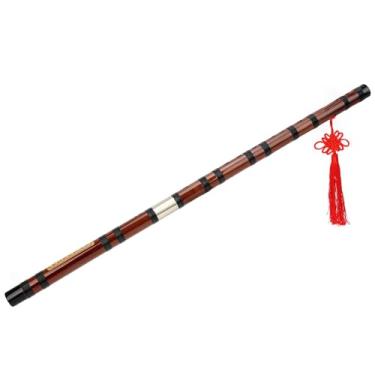 Imagem de Yctze Conjunto Profissional de Flauta de Bambu D-Key - Flauta de Bambu Amarga Seca Com Gravura de Poesia Chinesa, Acessórios para Iniciantes, Instrumento de Sopro Tradicional