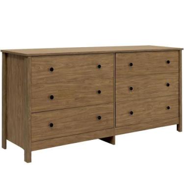 Imagem de Comoda Para Quarto 6 Gavetas 146 Cm Dm221 Diamond Dtall Diamond - MILA