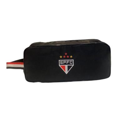 Imagem de Porta Chuteira São Paulo Oficial Preto Licenciada-Unissex