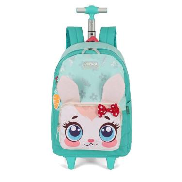 Imagem de Mochila de Rodinhas Luxcel Com Alça Up4You Pet Cute Verde