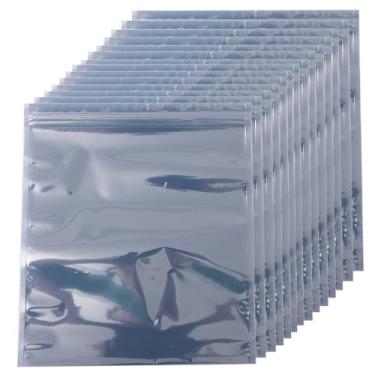 Imagem de LJY 50 peças antiestáticas resseláveis sacos de tamanho grande para placa-mãe HDD e dispositivos eletrônicos, 21 cm x 24 cm / 8,3 pol x 9,5 pol