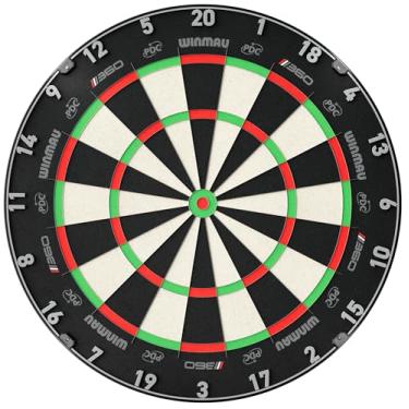 Imagem de Winmau Tabuleiro de dardos - alvo Blade 360 - Carbono de núcleo triplo - Rotação total - Gráficos simétricos - Alvo profissional PDC com especificações oficiais do torneio para entusiastas de dardos