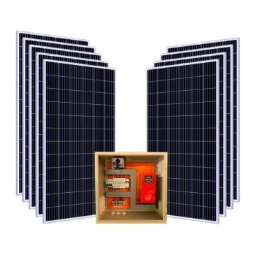 Imagem de Kit Solar P/ Bomba (ca) De 2 Cv Trifásica 220v – Com Inversor Giulli Solar Drive