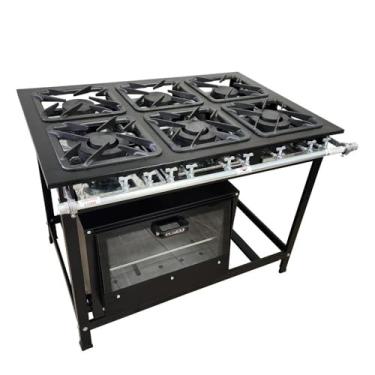 Imagem de Fogão 6 Bocas Cefaz com Forno Linha Gold Baixa Pressão CFZG-135
