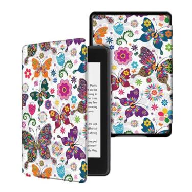 Imagem de Akacy Capa com padrão de TPU pintado para Kindle Paperwhite de 6,8 polegadas 11ª geração lançada em 2021 (Modelo: M2L3EK) com função hibernar/despertar automática (22)