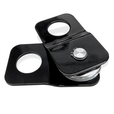 Imagem de ZNDAW Bloco de arrebatamento de guincho com capacidade de 3,628 kg, blocos de polia de reboque resistente para cabo de aço de corda sintética, acessório de recuperação offroad de polia universal para