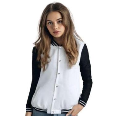 Imagem de Jaqueta Calttony Moletom Feminina Lisa com Bolsos-Unissex