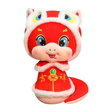 Imagem de Shakven Brinquedo de pelúcia de cobra, brinquedo de pelúcia de cobra de pelúcia - Brinquedo de boneca de pelúcia de cobra,Ano da boneca cobra, brinquedo fofinho de pelúcia hugger para sala de jantar,