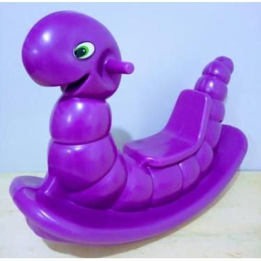 Imagem de Gangorra Nhoca Lilás Lagartinha - Diversão Kids