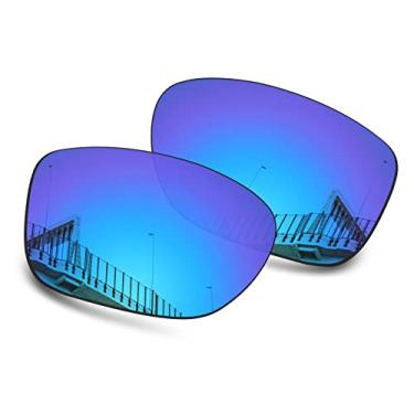 Imagem de Well-aimed Lentes de reposição polarizadas de 1,5 mm para óculos de sol Oakley Holston OO9334, antiarranhões, resistentes a impactos, Irídio azul polarizado - 1,5 mm, One Size