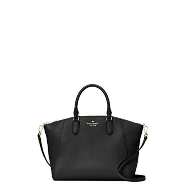 Imagem de Kate Spade Parker Bolsa média de couro granulado (preto)