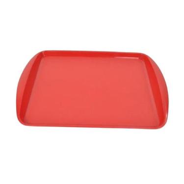 Imagem de Bandeja De Refeitório & Fast Food 42 X 30 Cm Vermelha 10Und - Bolivar