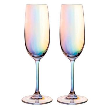 Imagem de Jogo de Taça de Champagne Furta Cor de Cristal com Titânio Dom Paris 2