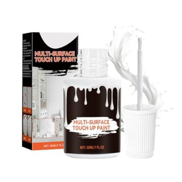 Imagem de Tinta de retoque branca, tinta de retoque branca para paredes, usada para reparar arranhões em armários e pisos de móveis