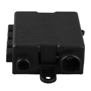Imagem de KIMISS Caixa de Fusíveis de 5 Vias - Bloco de Distribuição de Energia 12V 24V Com Fusíveis 30A, 60A, 80A, 100A, 250A para Gerenciamento Elétrico Automotivo Eficiente