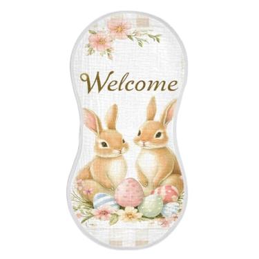 Imagem de xigua Conjunto de 2 panos para arrotar coelhinhos fofos com musselina de Páscoa, panos para arrotar supermacios e absorventes, roupas de arroto de algodão, presente de chá para recém-nascidos, bebês