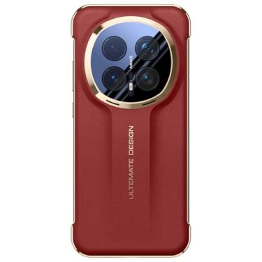 Imagem de LYJSMGZ Capa à prova de choque para Huawei Honor Magic 8 Pro/Magic 8, cobertura total de lente galvanizada, capa leve de proteção contra quedas, vermelha, Majic 8